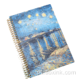 Pintura a óleo de venda a óleo notebook espiral b5 caderno de desenho